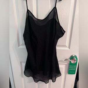 Lane Bryant sheer black camisole